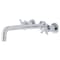 Kingston Brass Roman Tub Faucet, Polished Chrome, Wall Mount KS8021BEX - alternate 1